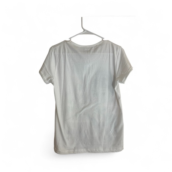 NWT Women's Black and White Graphic Tee - Picture 3 of 3